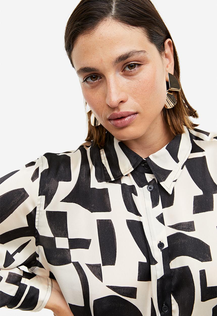 H&M - Oversized blouse - white