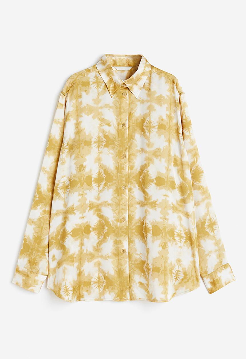 H&M - Oversized blouse - yellow multi