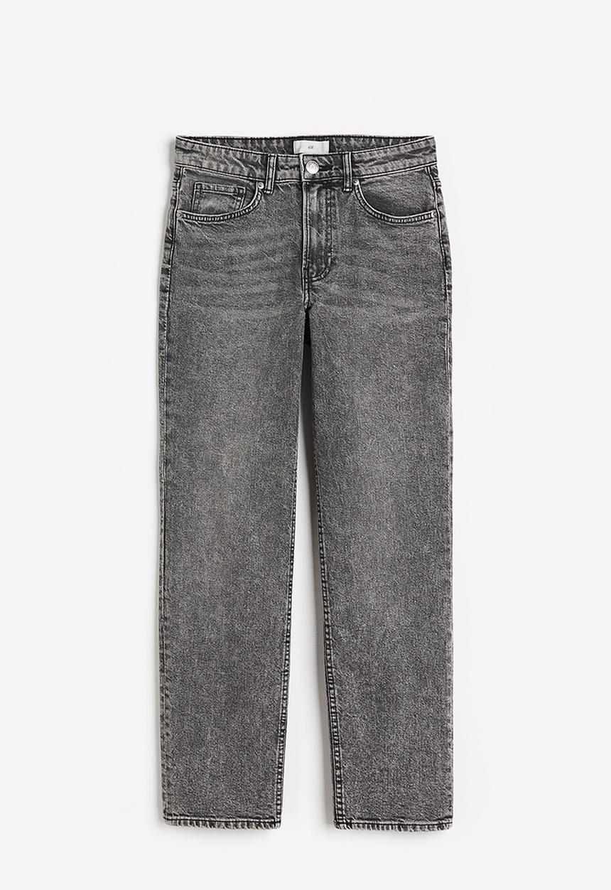 H&M - Slim regular ankle jeans - grey