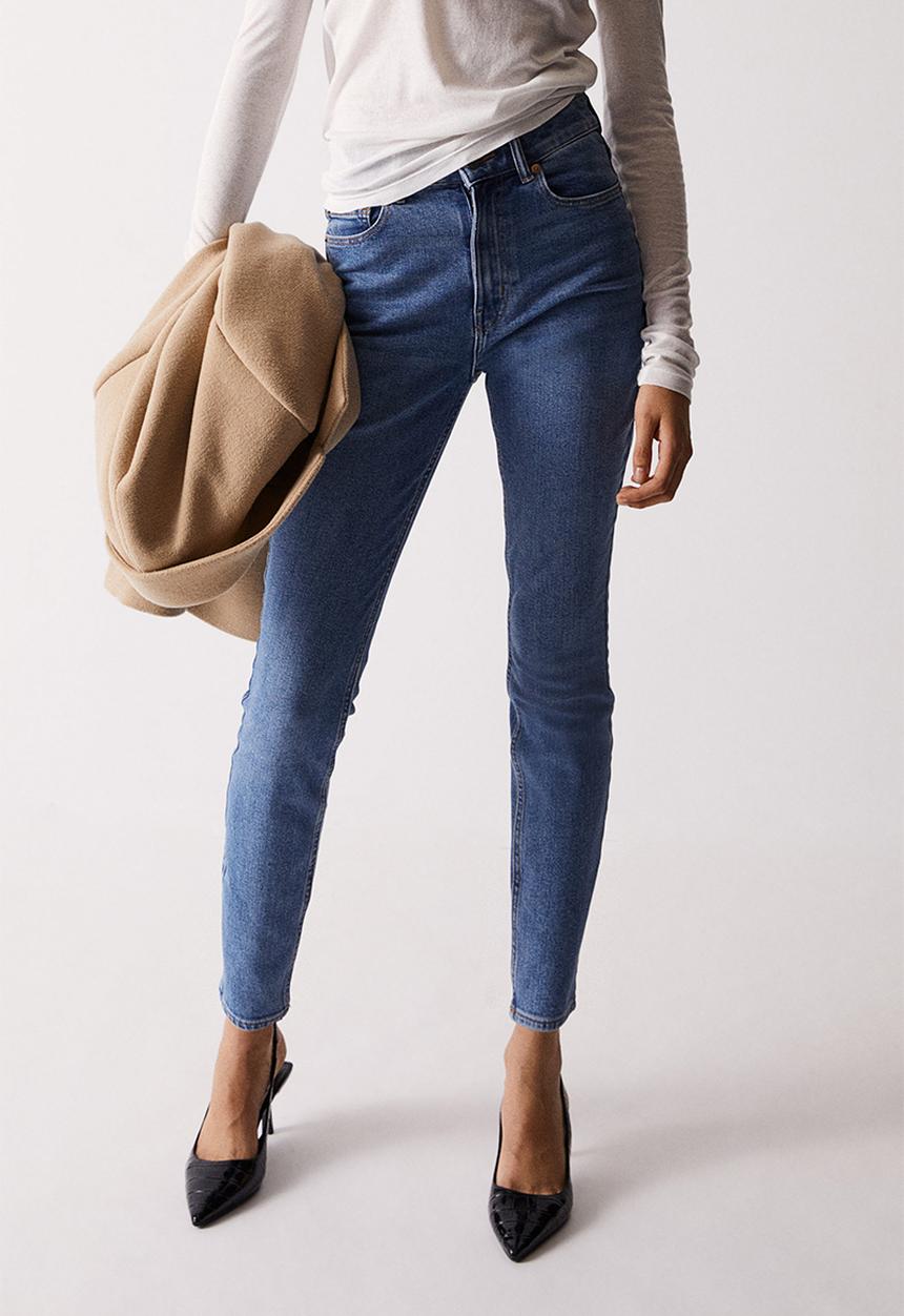 H&M - Skinny high jeans - blue