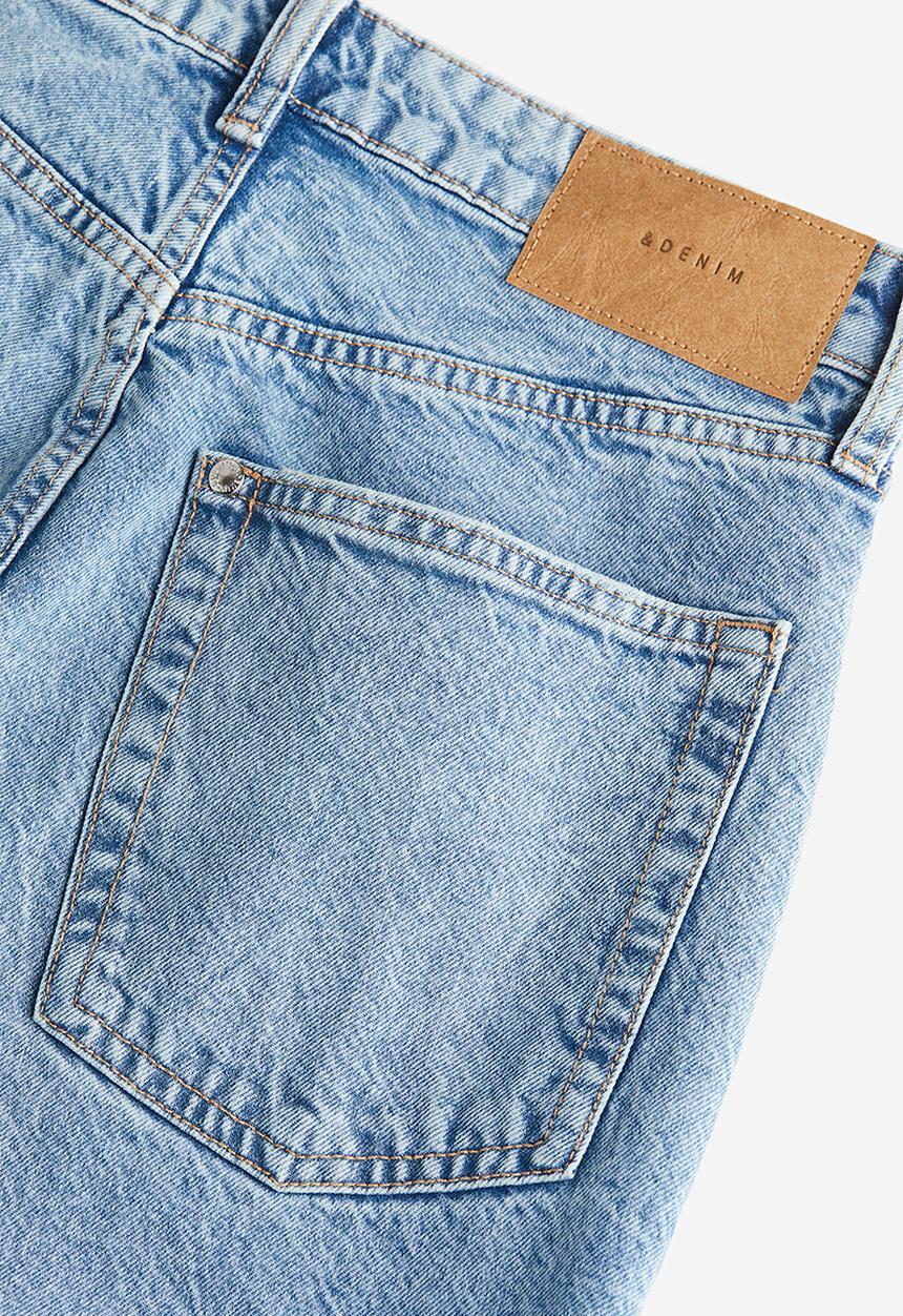 H&M - Wide ultra high jeans - blue