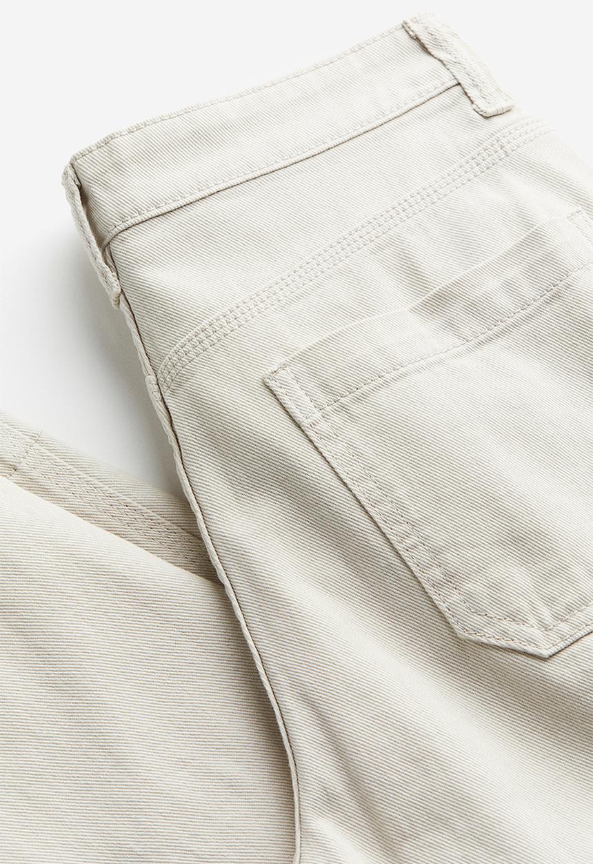 H&M - Twill cargo trousers - beige