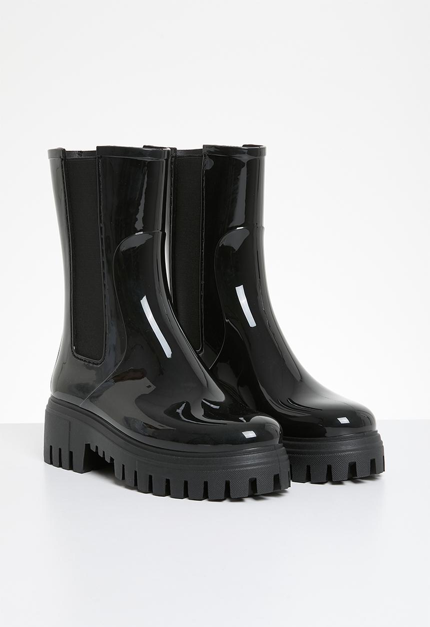 Pop Candy - Mid calf chelsea boot - black