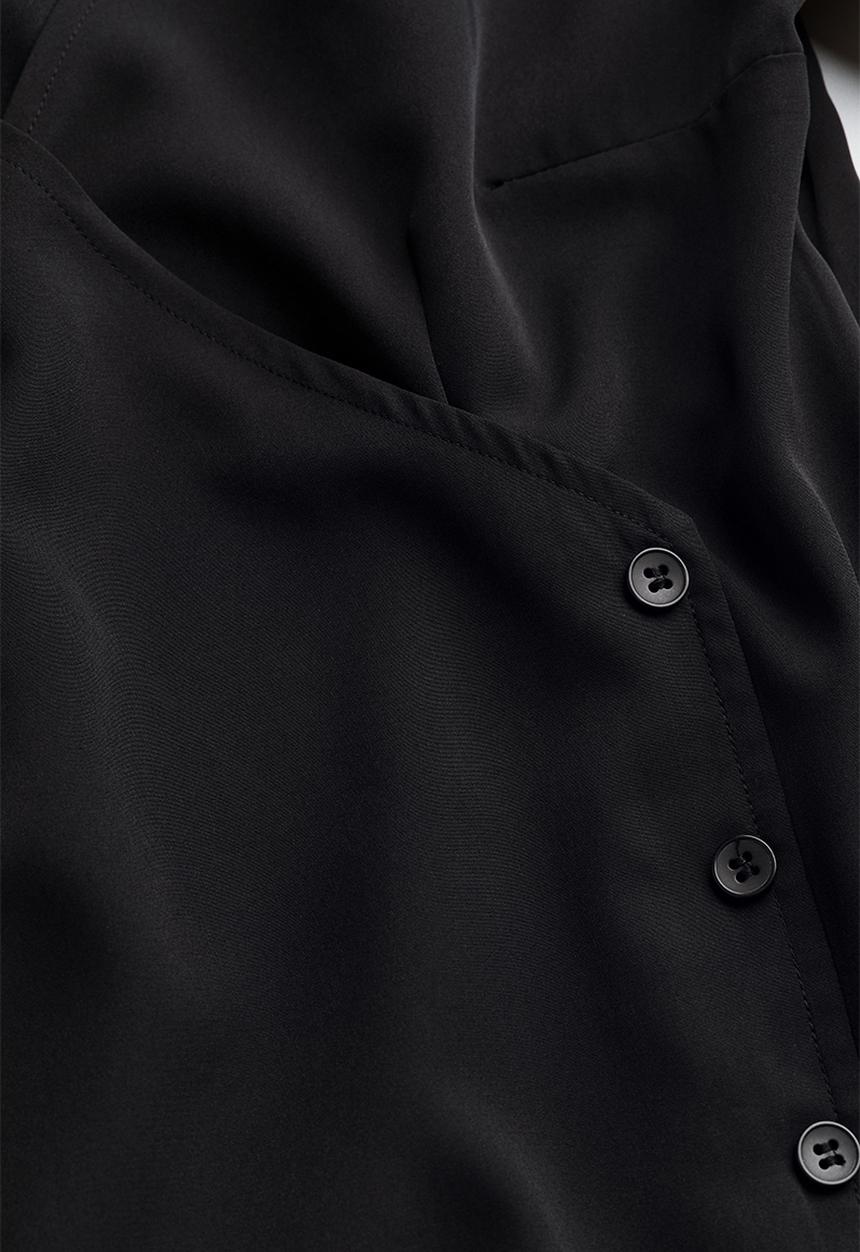 H&M - Wrap dress - black