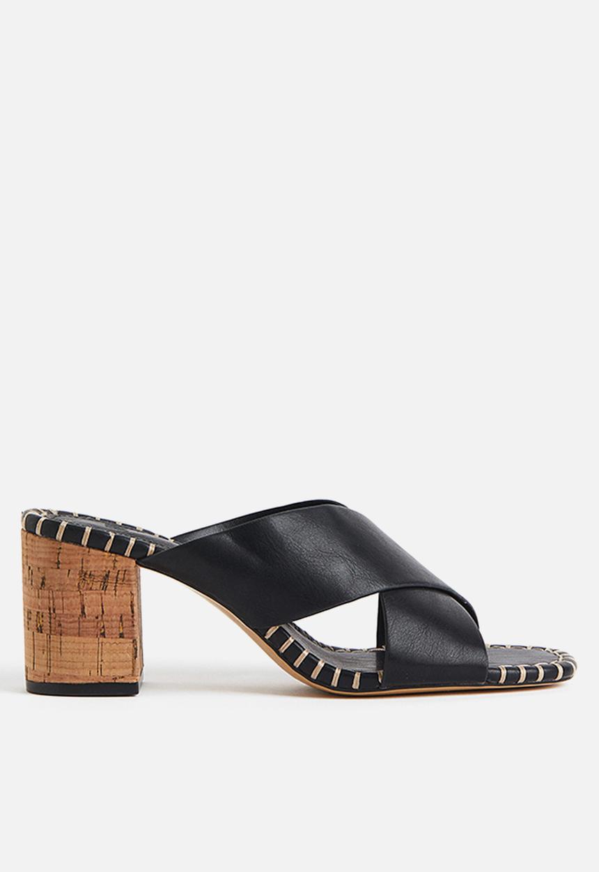 H&M - Heeled mules - black
