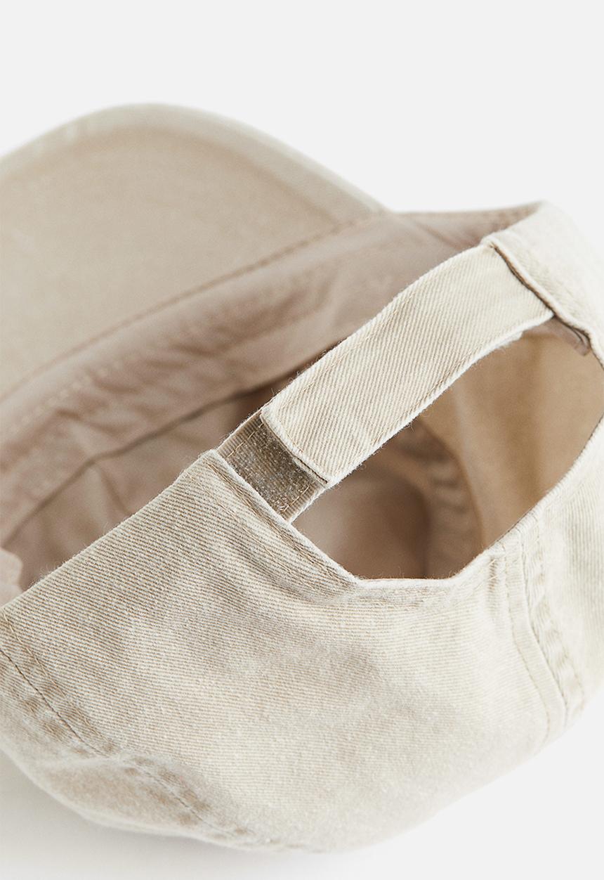 H&M - Cotton cap - Beige Add to Cart