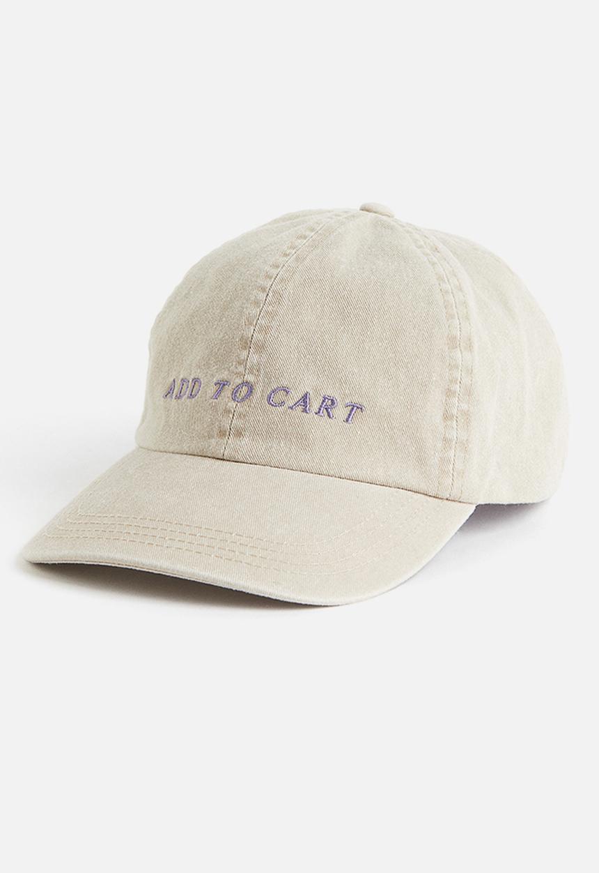 H&M - Cotton cap - Beige Add to Cart