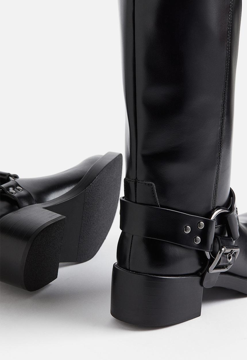 H&M - Biker boots - black