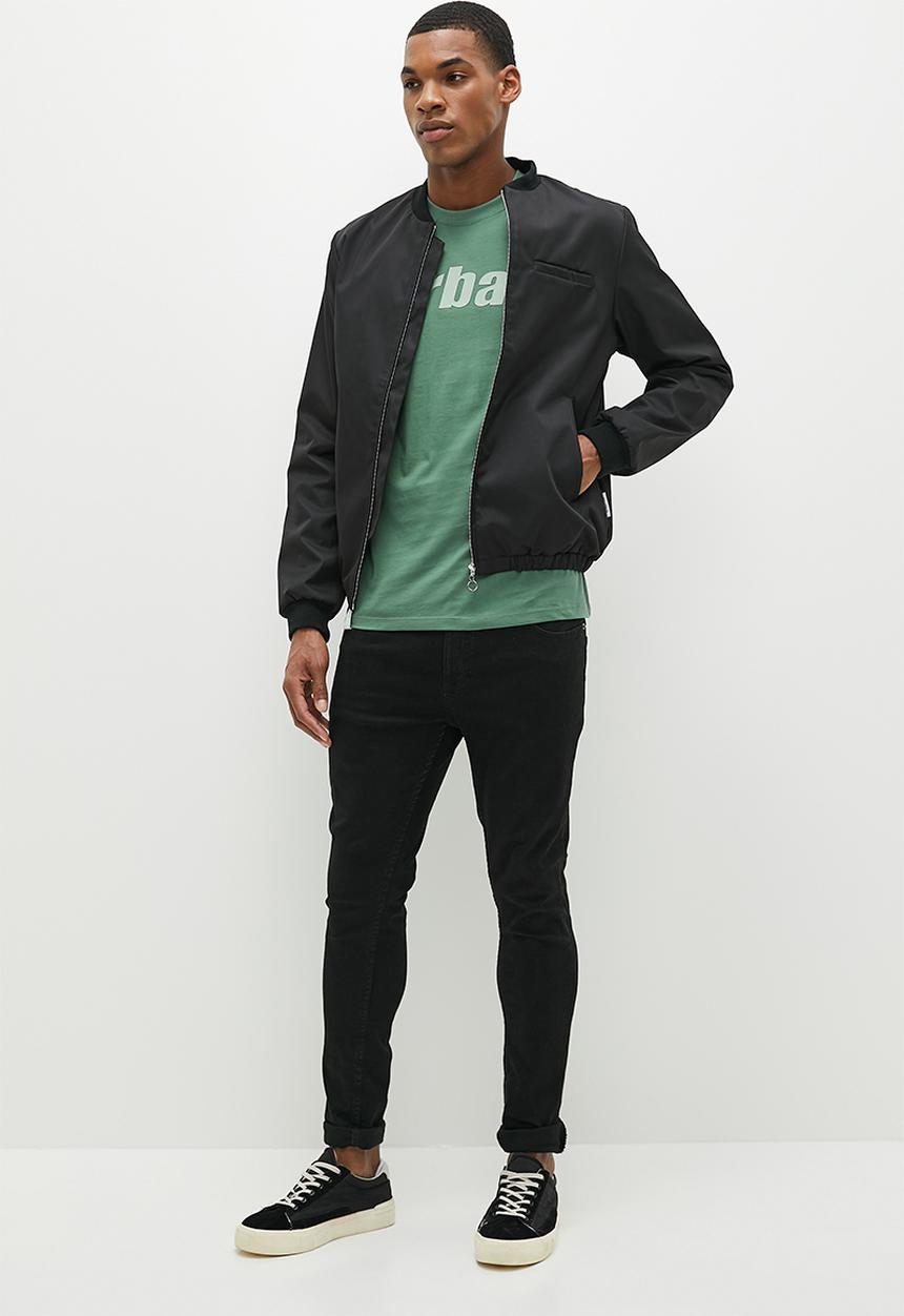 urban° - Mens urban core hd print tee short sleeve - dark forest