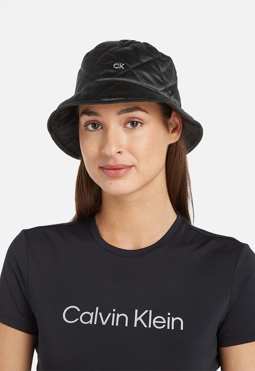 Calvin Klein - Diamond quilt bucket hat - ck black