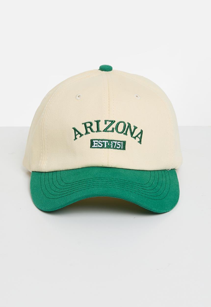 Superbalist - Arizona peak cap - cream/green