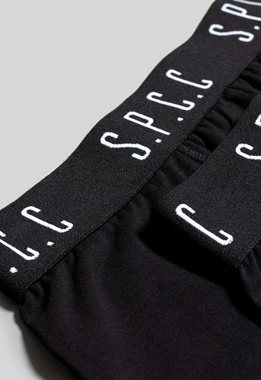 S.P.C.C - Emperador Signature Boxer Brief Underwear - Black