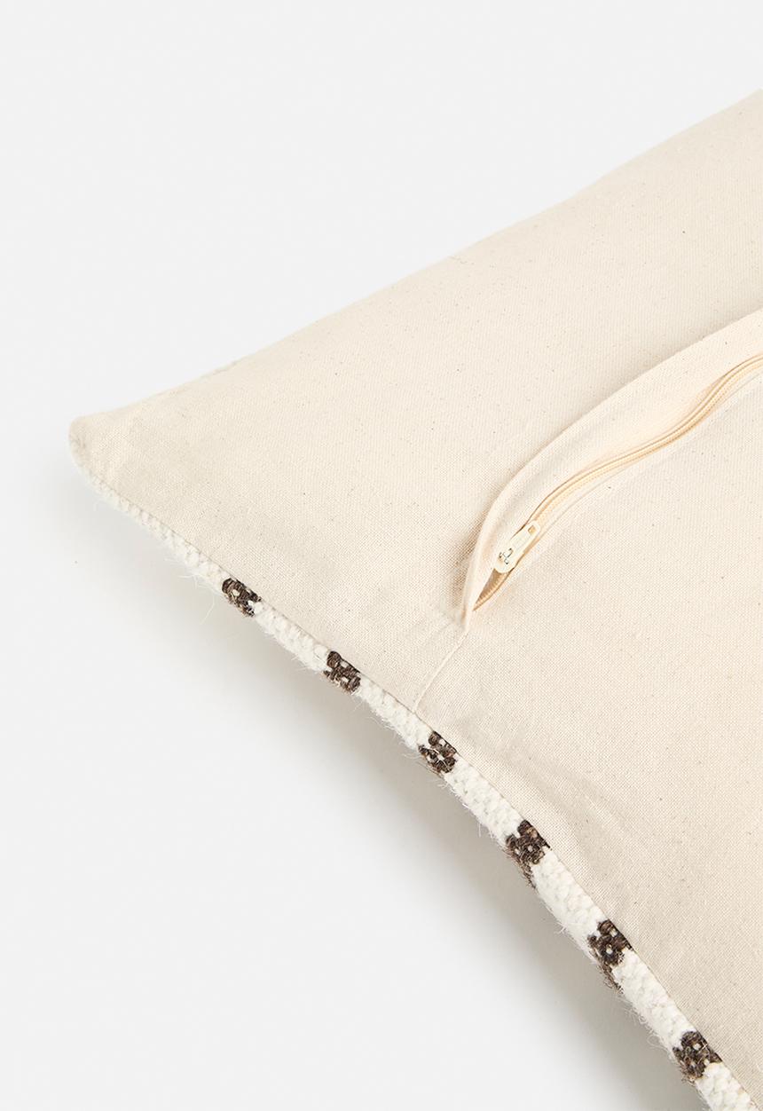 H&S - Form cushio - black & natural