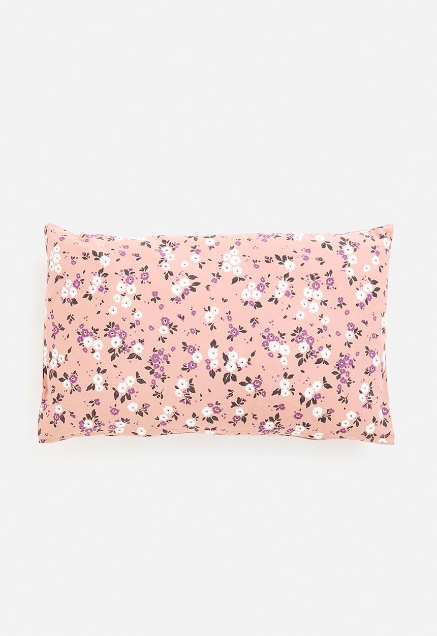 H&S - Flower field cushion - pink
