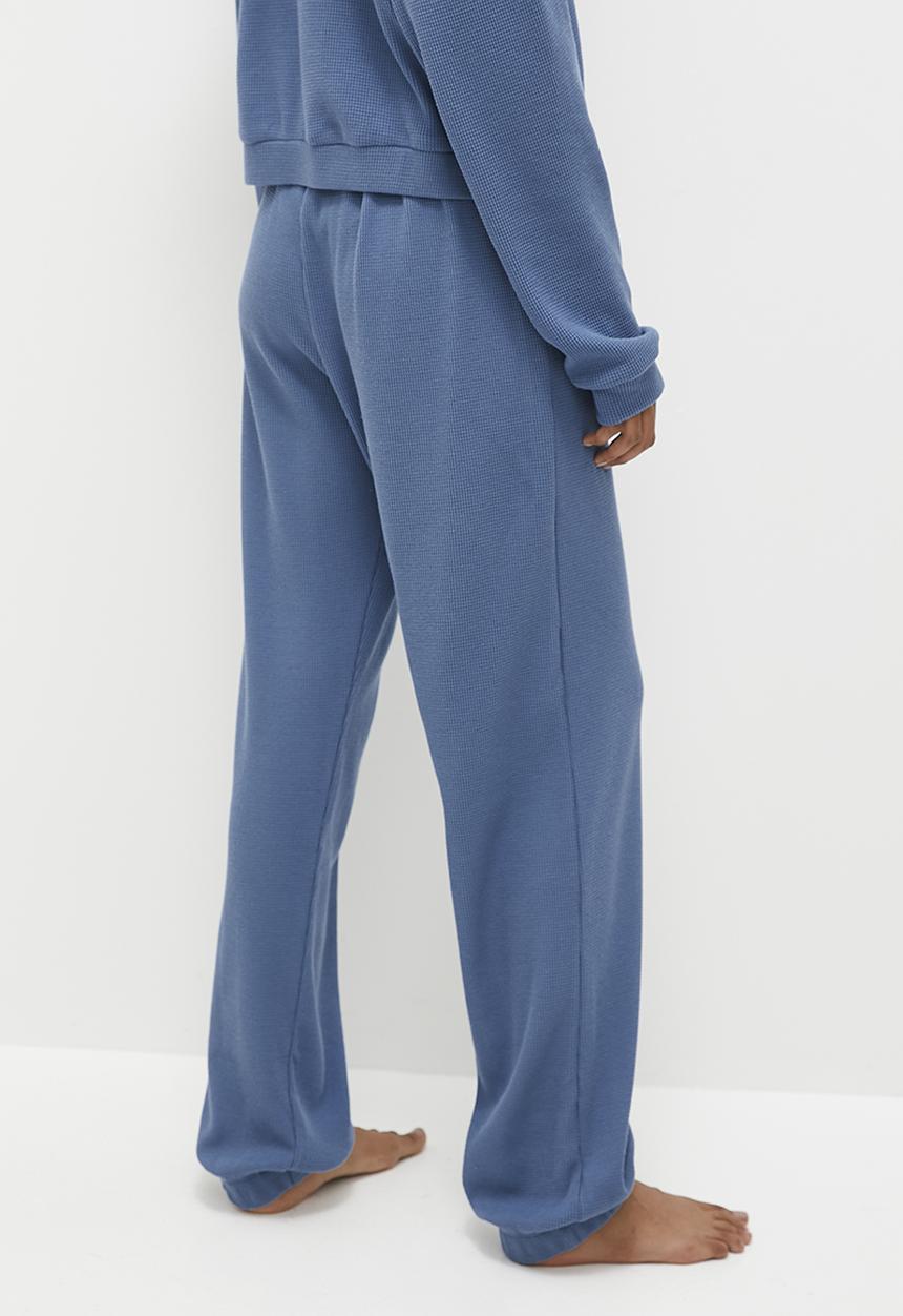 Superbalist - Relaxed textured knit bottom - denim