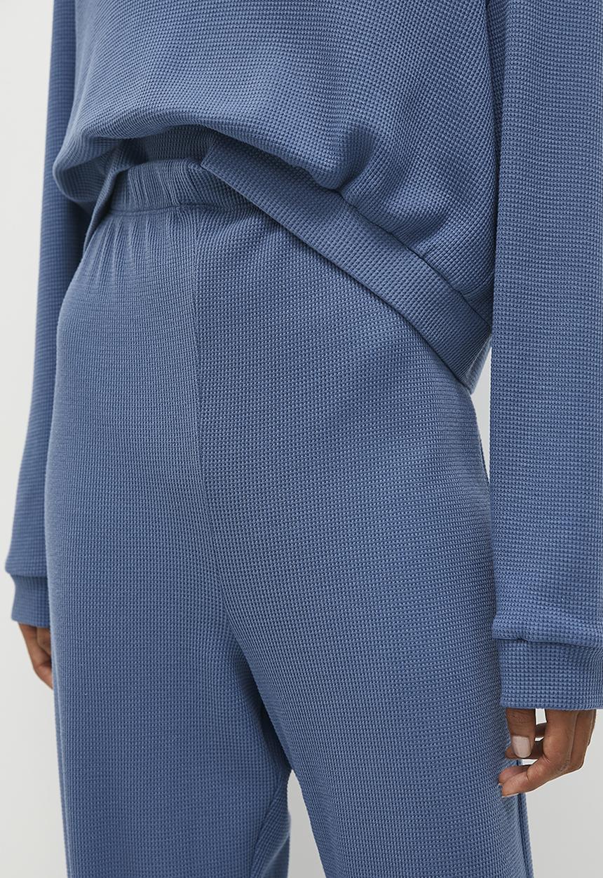 Superbalist - Relaxed textured knit bottom - denim