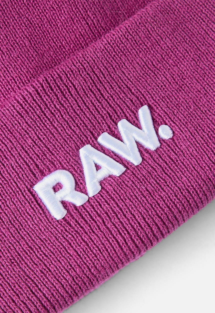 G-STAR - Effo raw long beanie - pink 