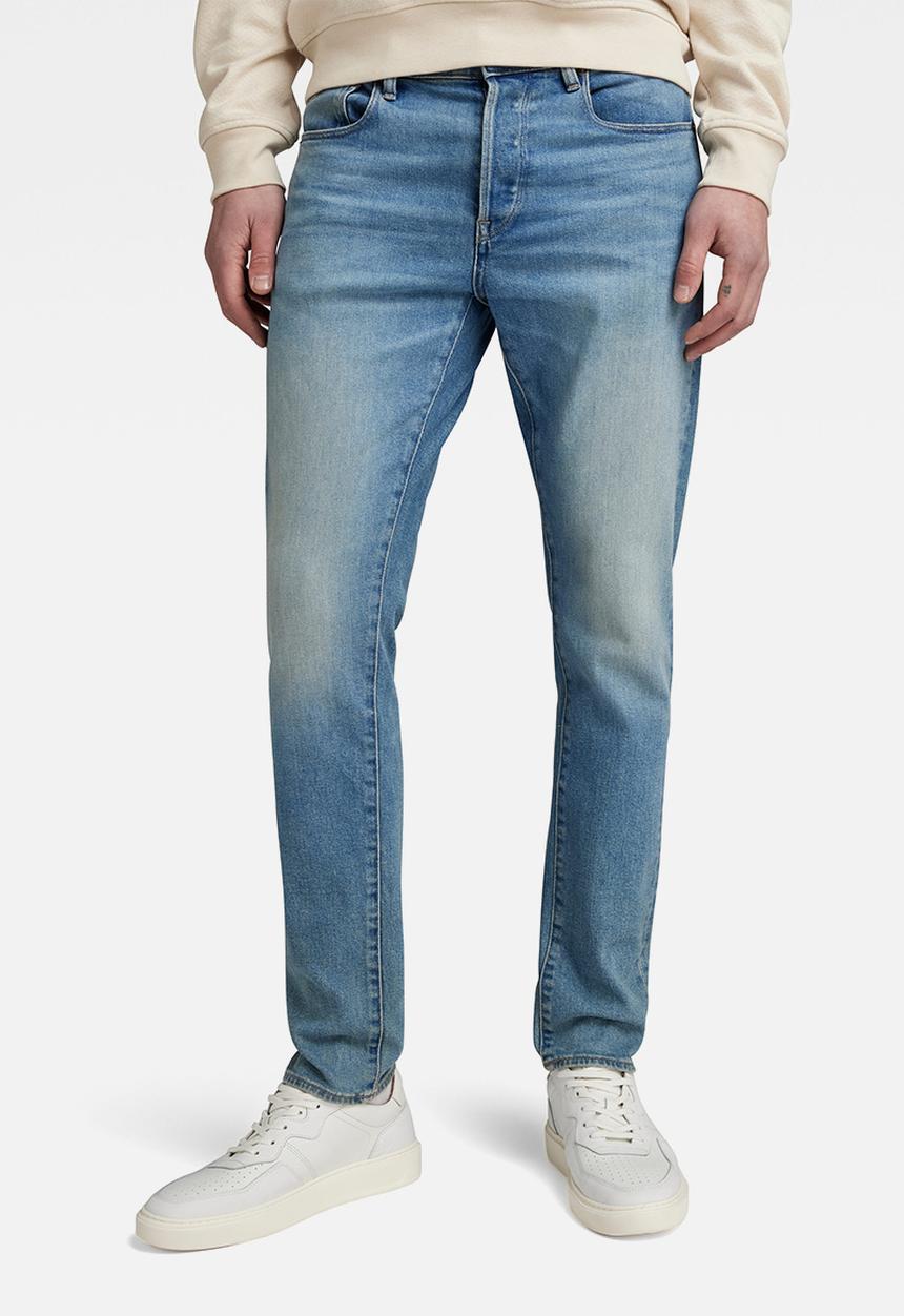 G-STAR - 3301 Slim Bright saigon stretch denim r  - sun faded waterside