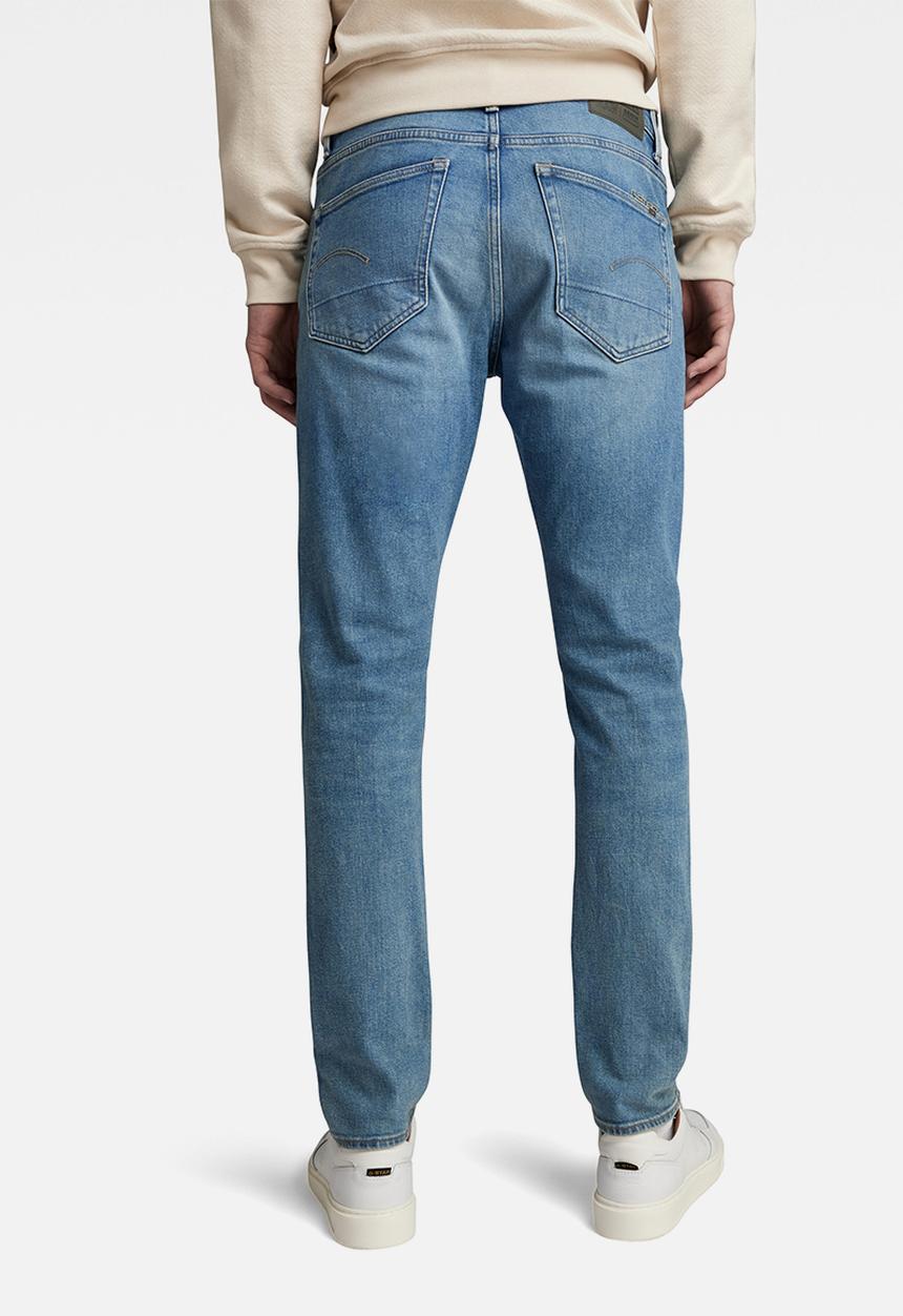 G-STAR - 3301 Slim Bright saigon stretch denim r  - sun faded waterside