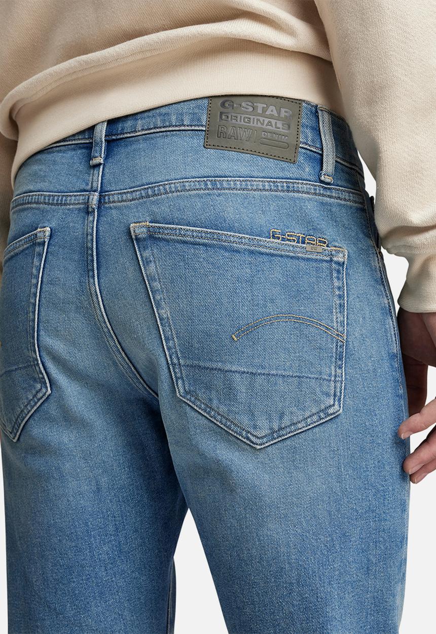 G-STAR - 3301 Slim Bright saigon stretch denim r  - sun faded waterside