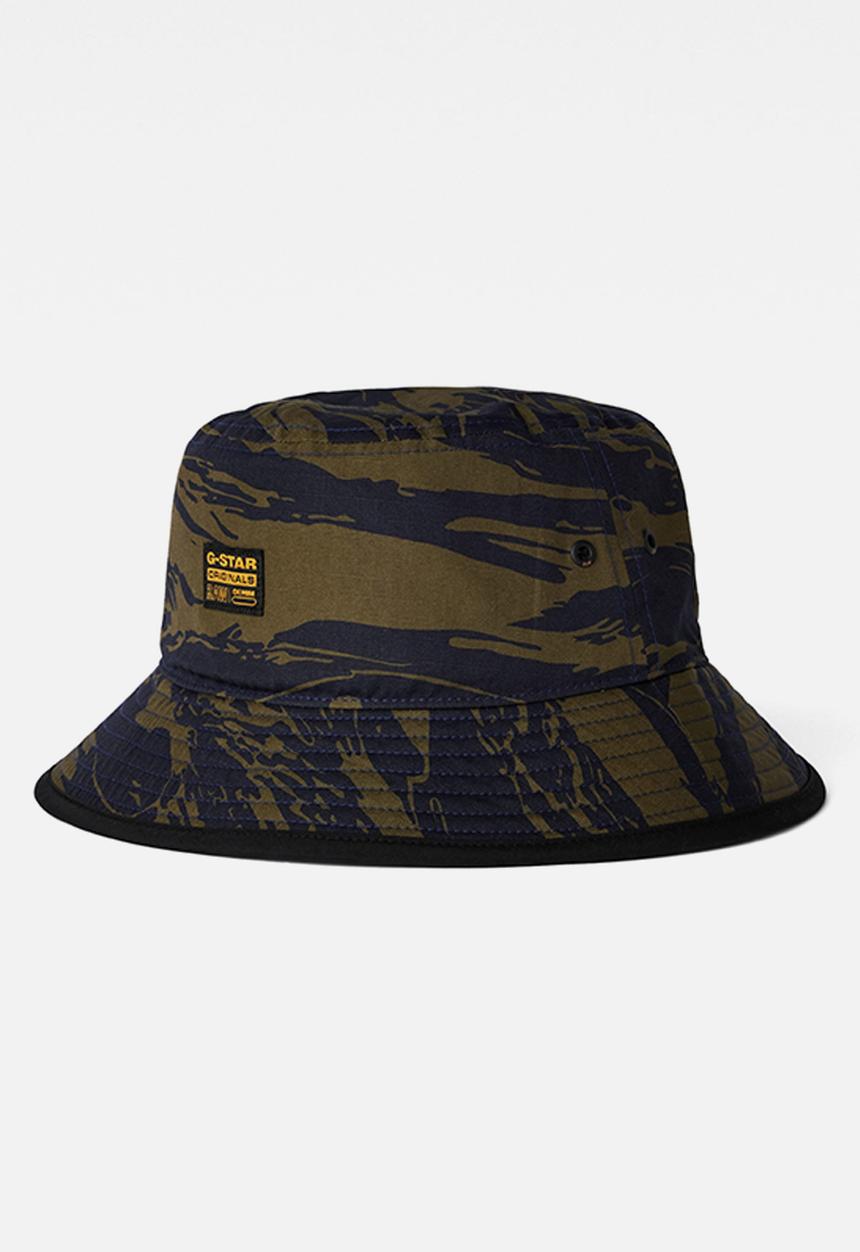 G-STAR - Originals bucket hat - Shadow Olive 2L Tiger Camo