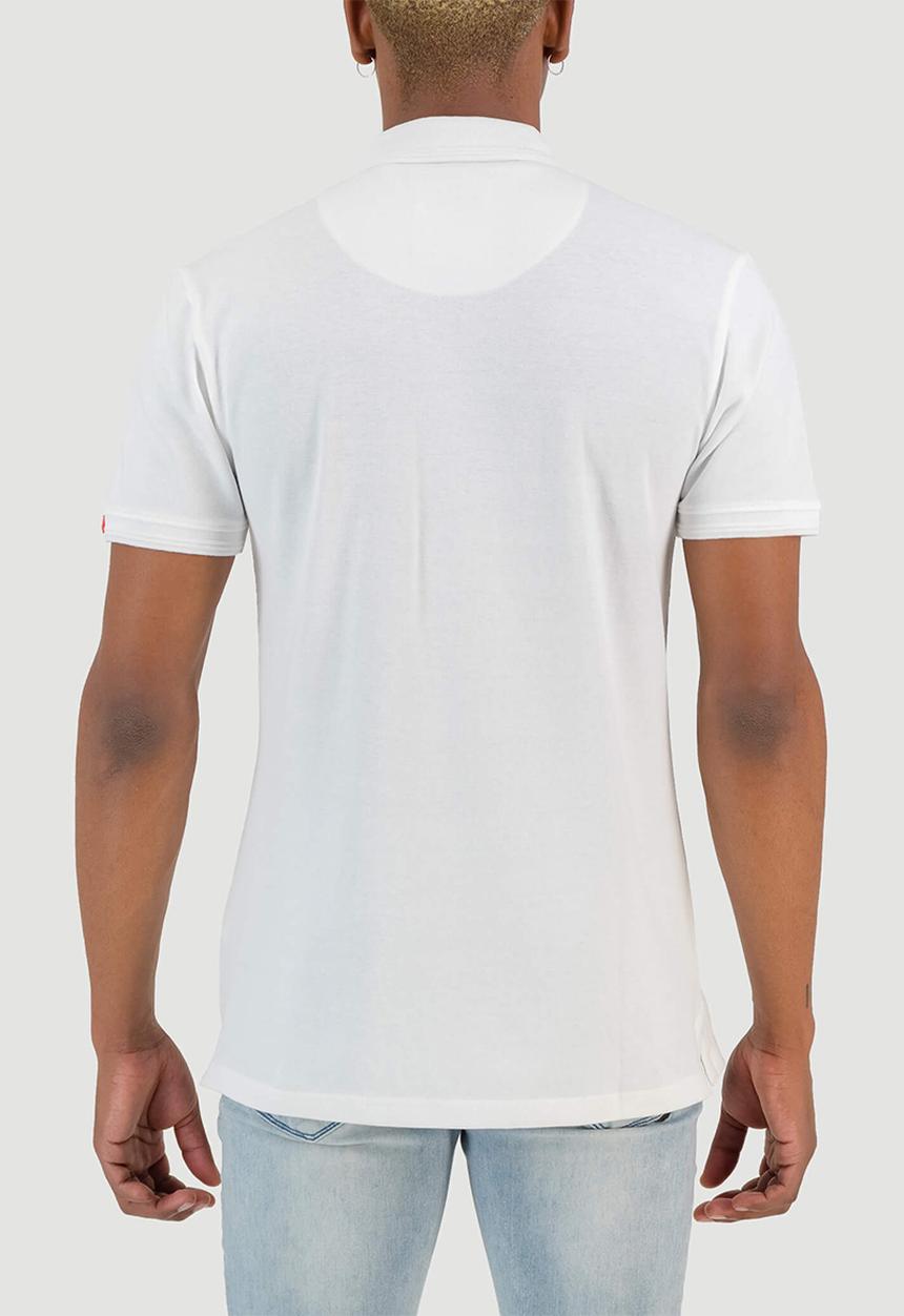 S.P.C.C - Diallo Signature Slimline Fit Polos - Optical White