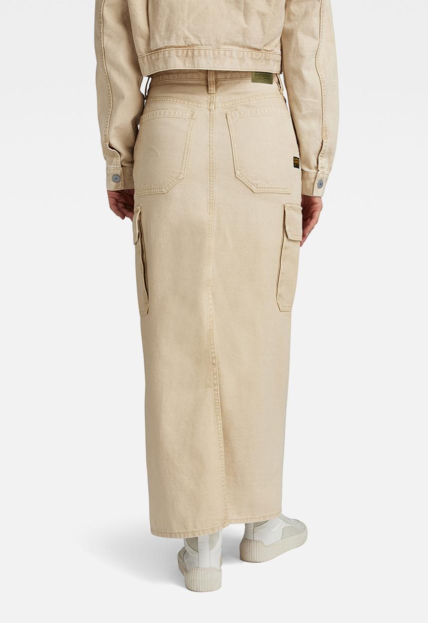 G-STAR - Viktoria Long Cargo Skirt Wmn - Sun Faded Sand Gd