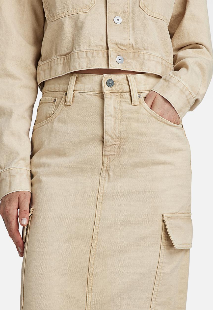 G-STAR - Viktoria Long Cargo Skirt Wmn - Sun Faded Sand Gd