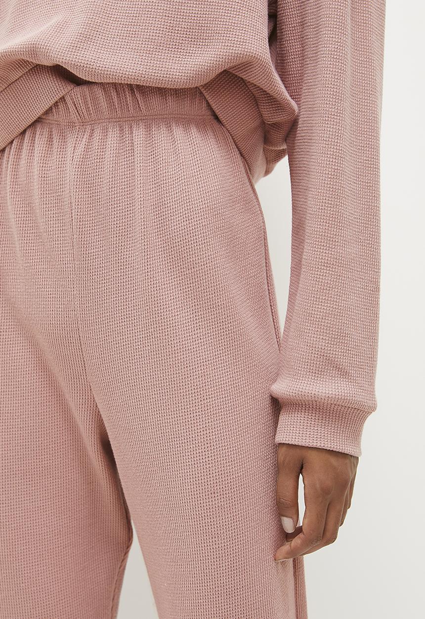 Superbalist - Relaxed textured knit bottom - dusty mauve