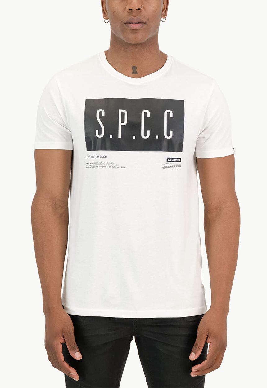 S.P.C.C - Orwell Signature Regular Fit Tees - Optical White