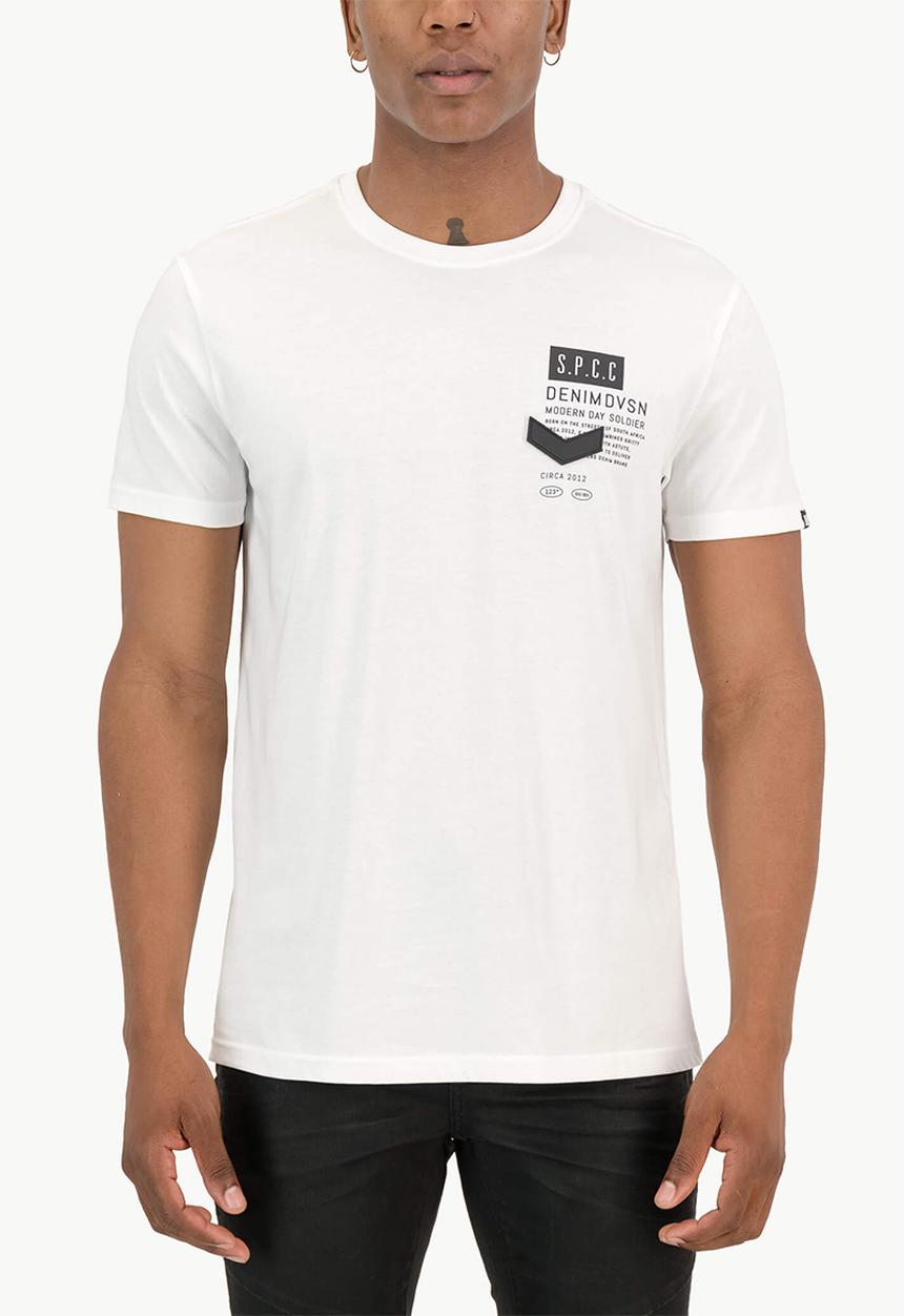 S.P.C.C - Vega Signature Regular Fit Tees - Optical White