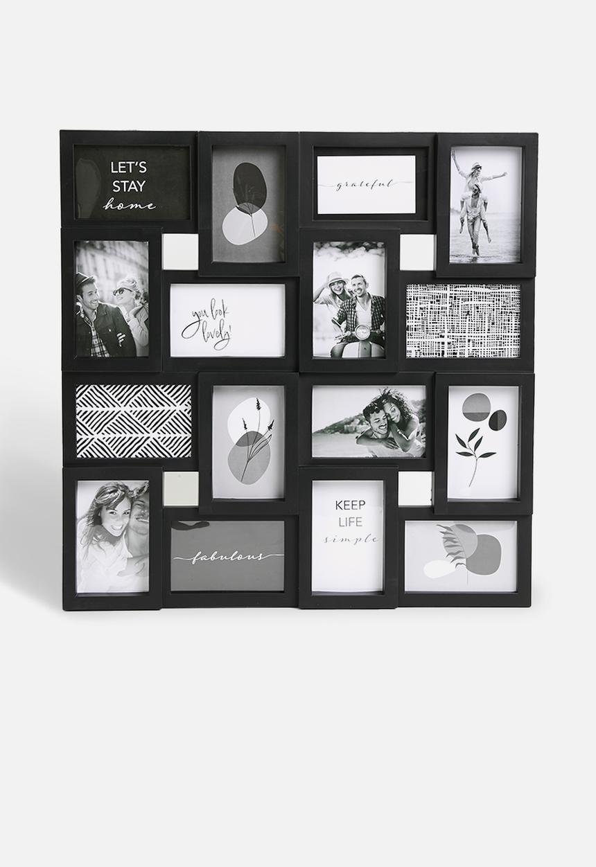 H&S - Collage photo frame - black
