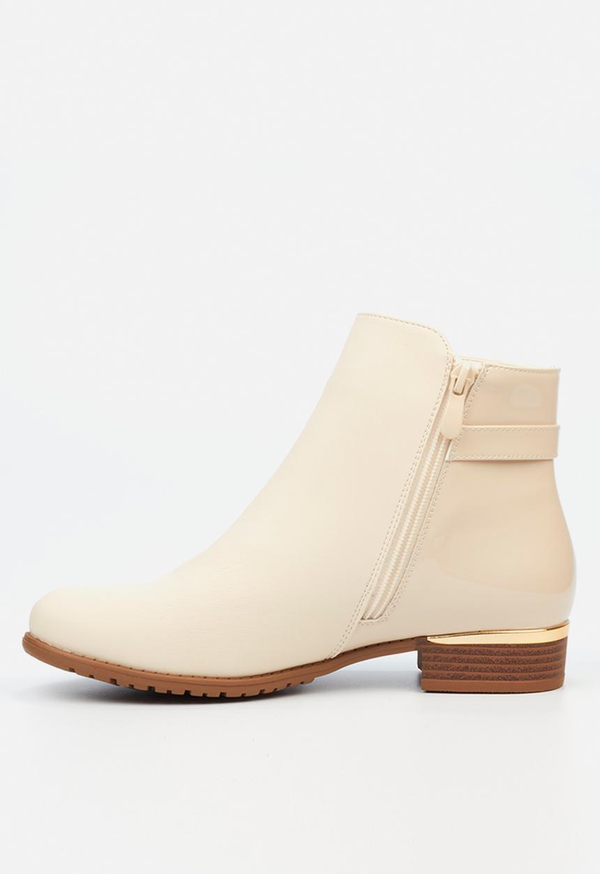 Miss Black - Hadar 10 ankle boot - bone