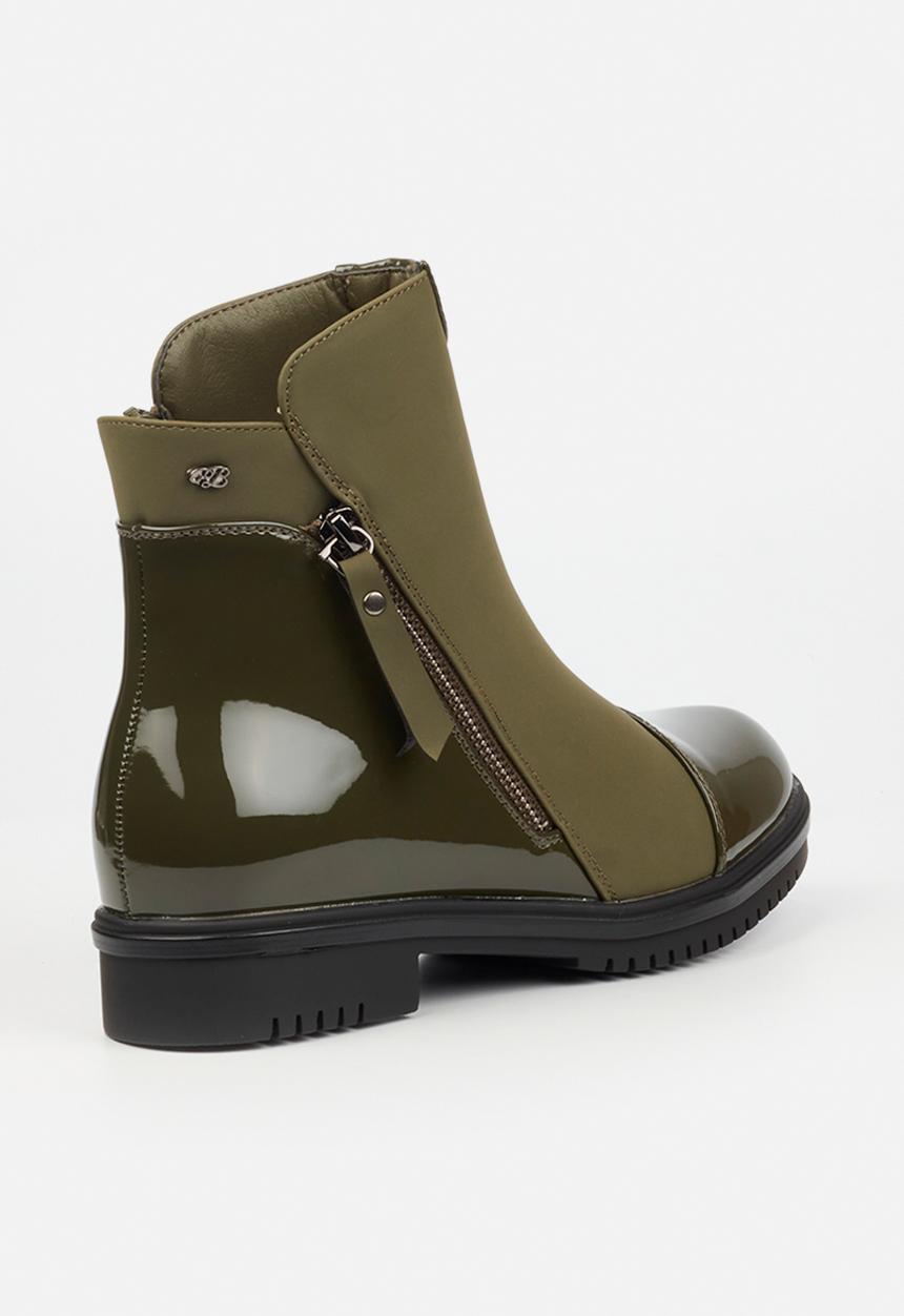Miss Black - Radar 1 ankle boot - olive
