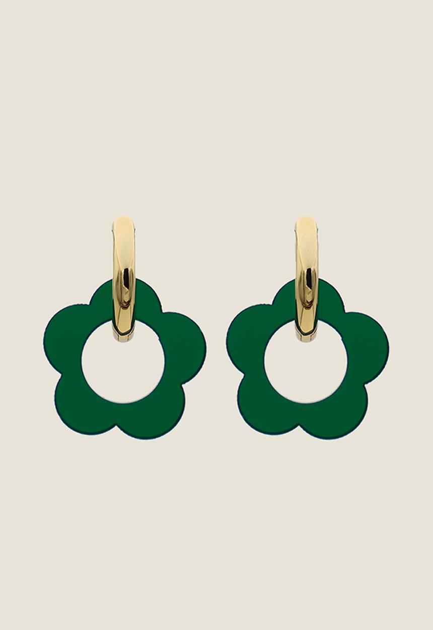 Pina Jewels - Daisy Charms - green  transparent