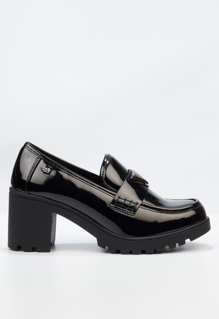 Miss Black - Crave 1 heeled loafer - black