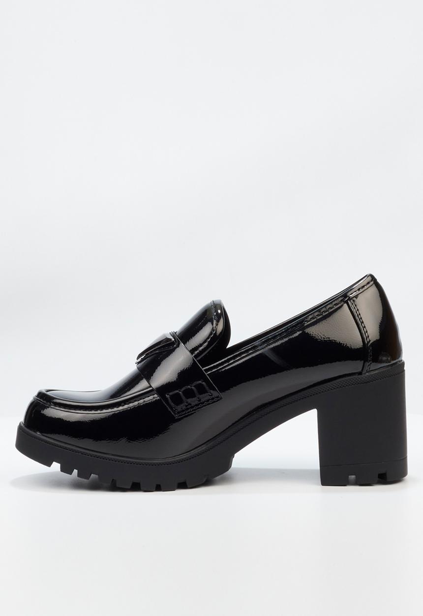 Miss Black - Crave 1 heeled loafer - black