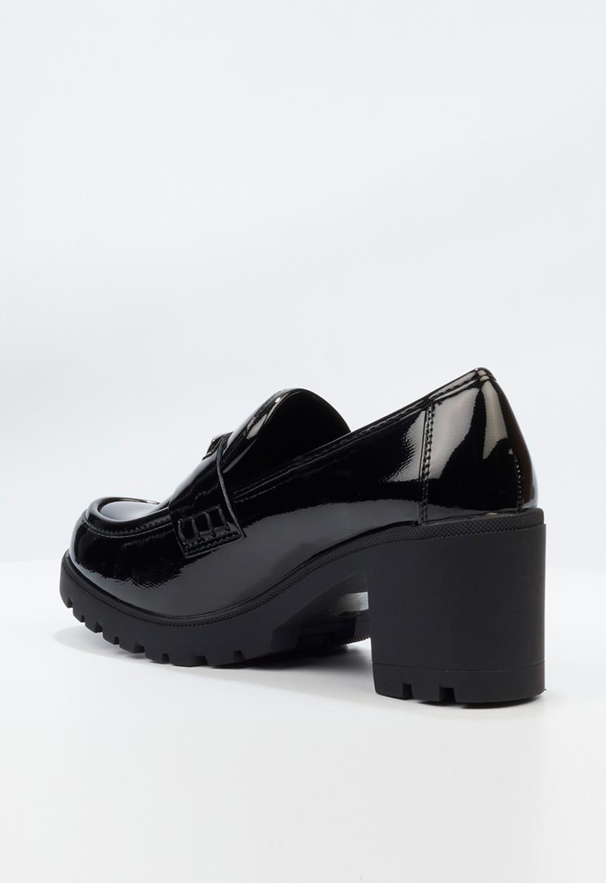 Miss Black - Crave 1 heeled loafer - black