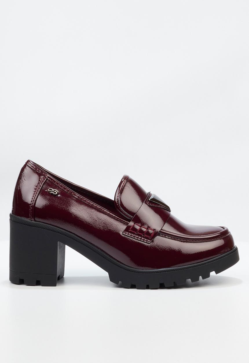 Miss Black - Crave 1 heeled loafer - wine