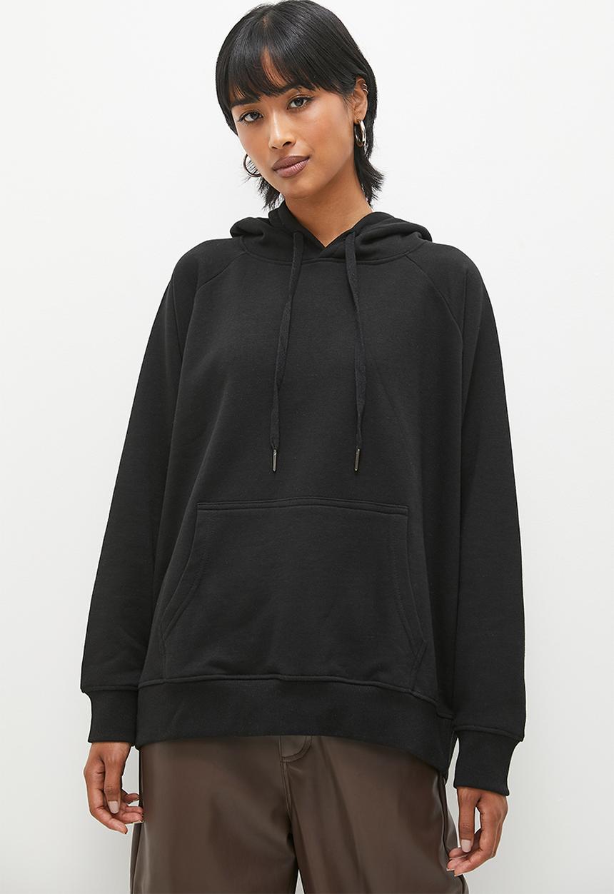 Superbalist - Stud detail oversized hoody - black