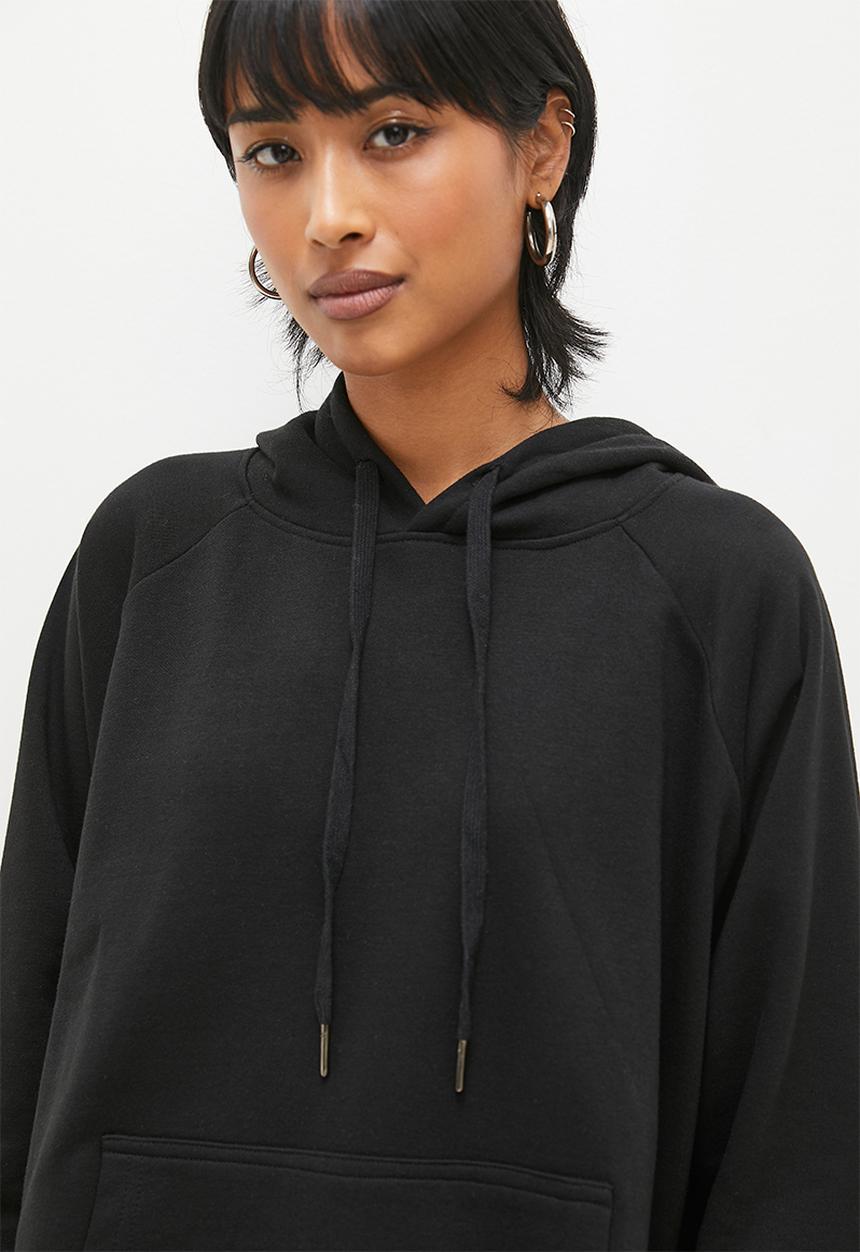 Superbalist - Stud detail oversized hoody - black
