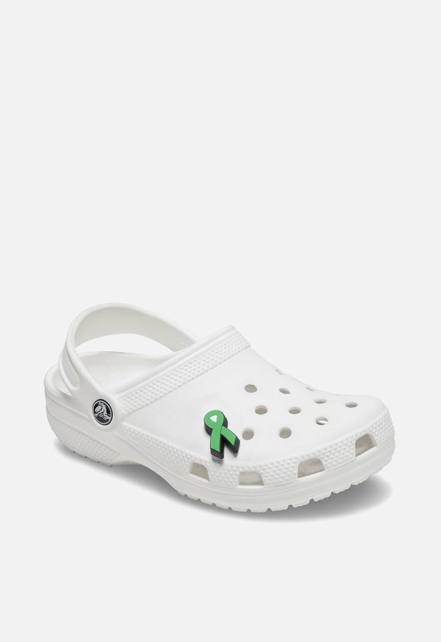 Crocs - Mental health ribbon jibbit - green