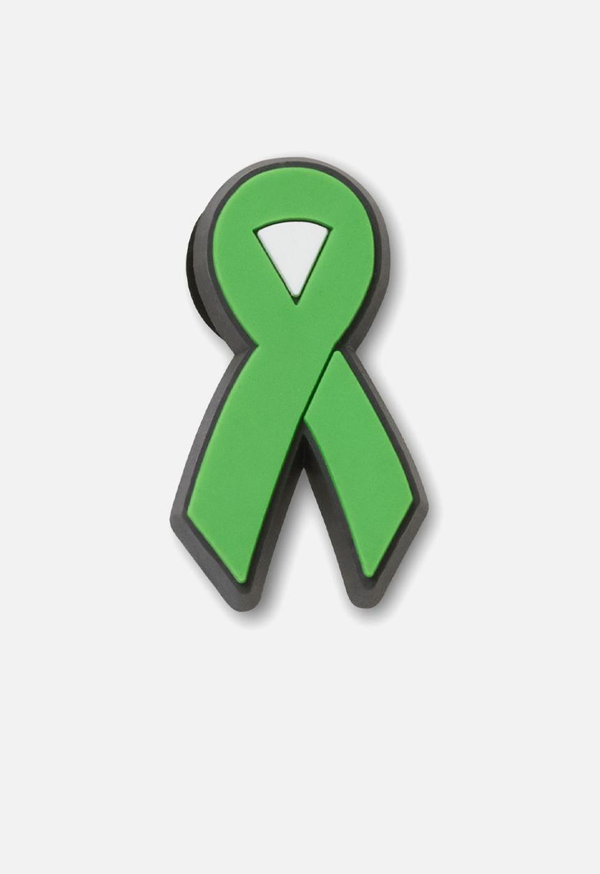 Crocs - Mental health ribbon jibbit - green