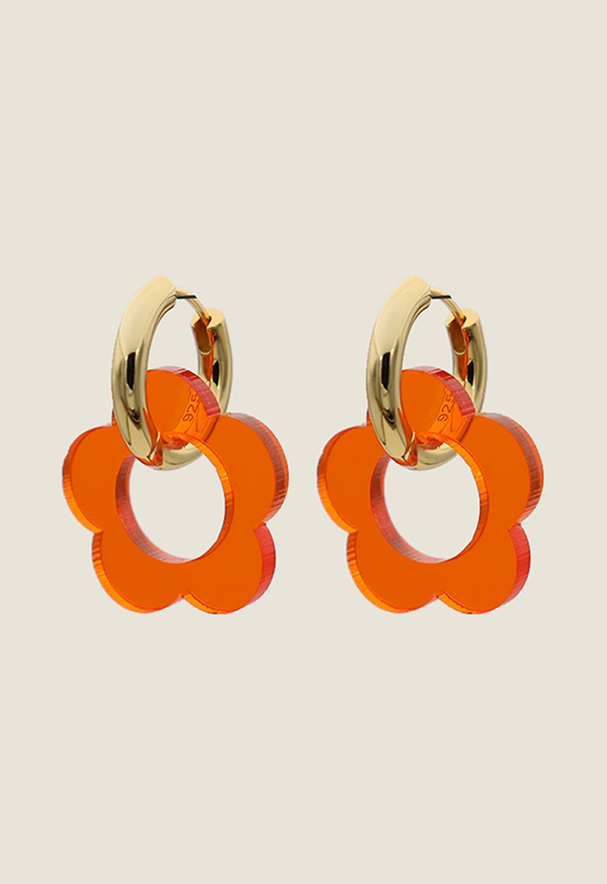 Pina Jewels - Daisy Charms - orange transparent
