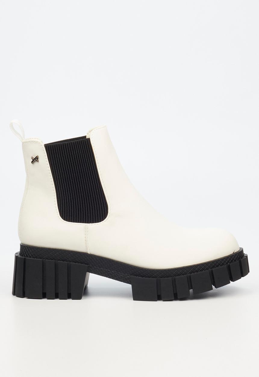 Rock & Co - Tremor 2 chelsea boot - white combo