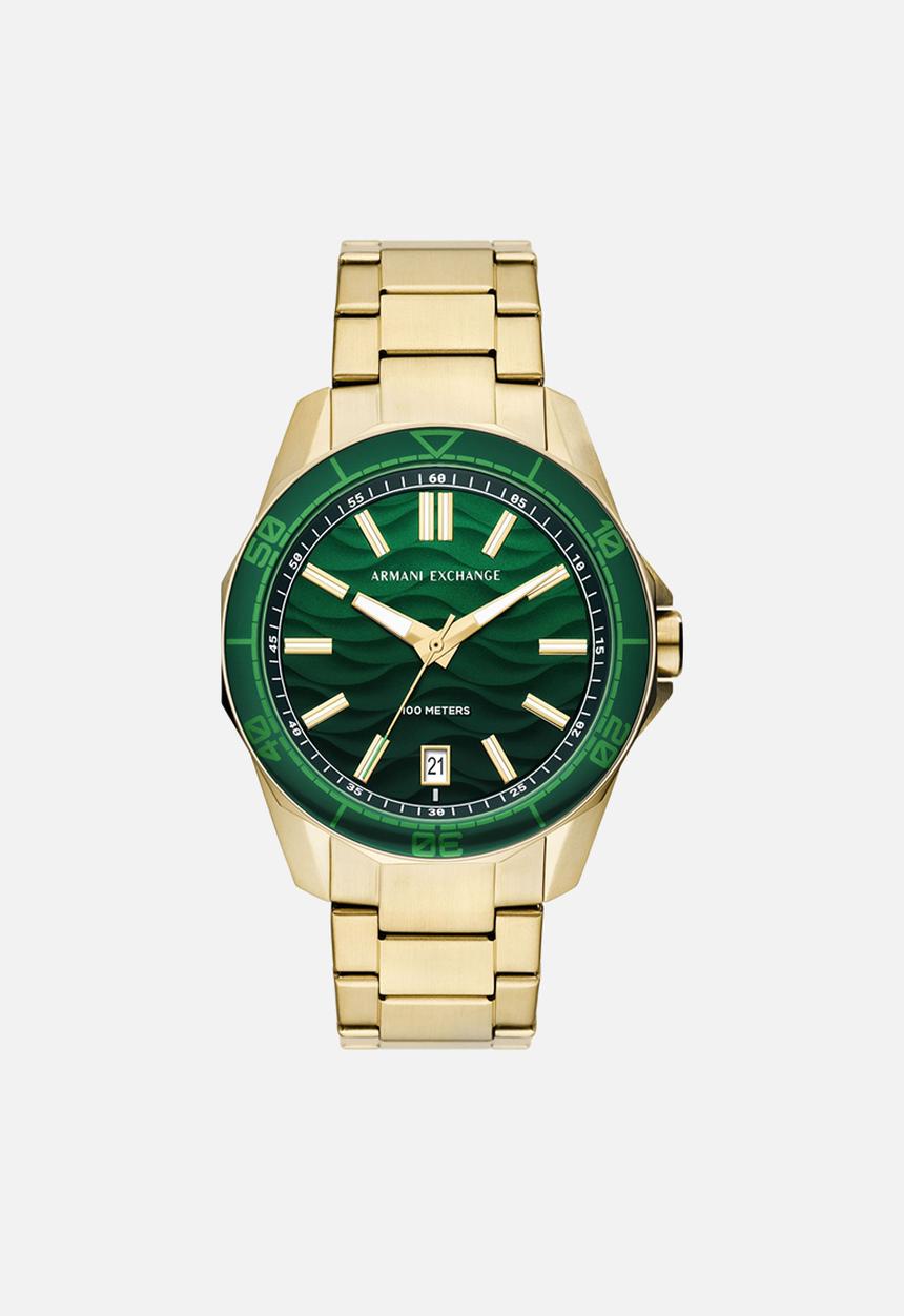Armani Exchange - Gold-Tone Stainless Steel Watch - AX1951