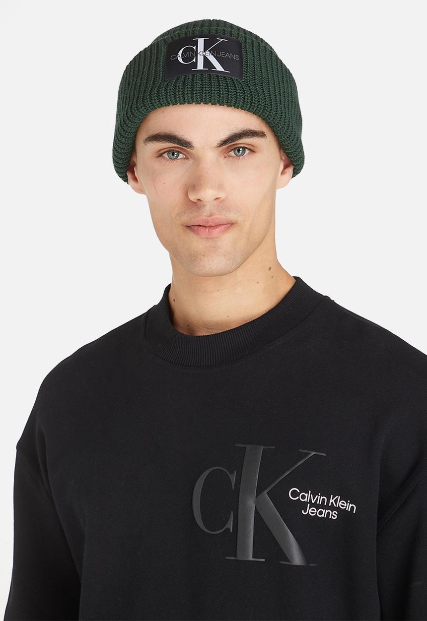 Calvin Klein - Monologo patch beanie - Thyme