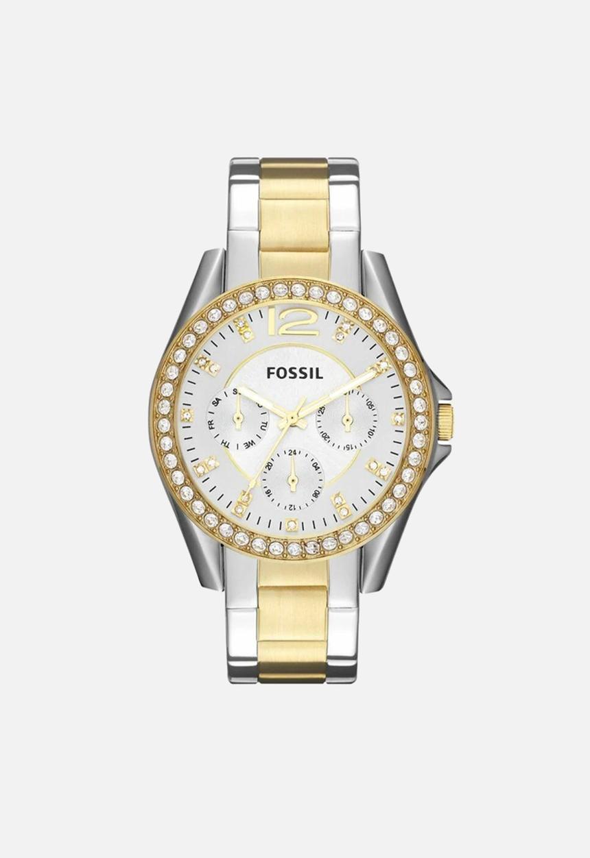 Fossil - Riley - 2 tone gold/silver