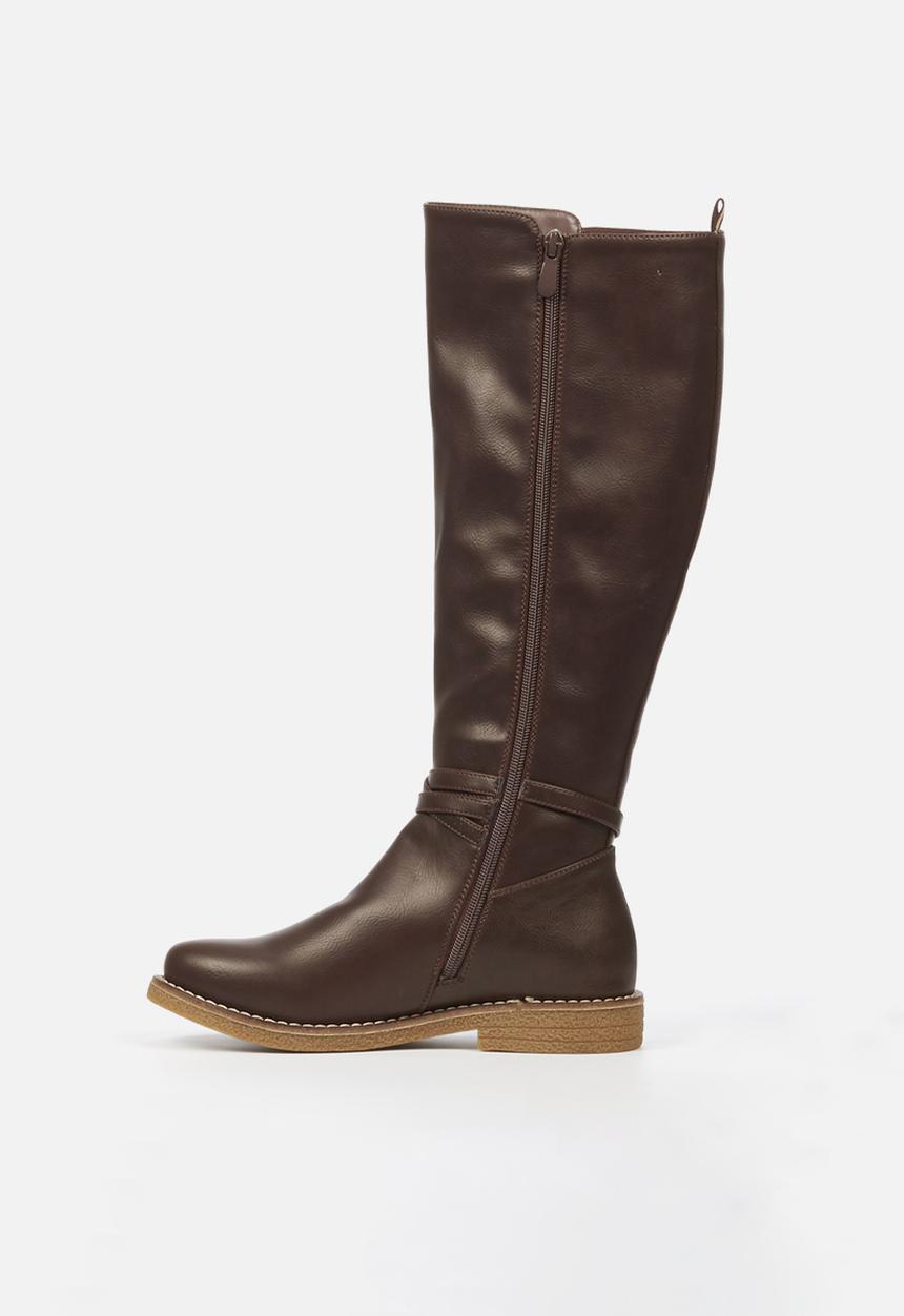 Miss Black - Dolinde 1 rider boot - chocolate