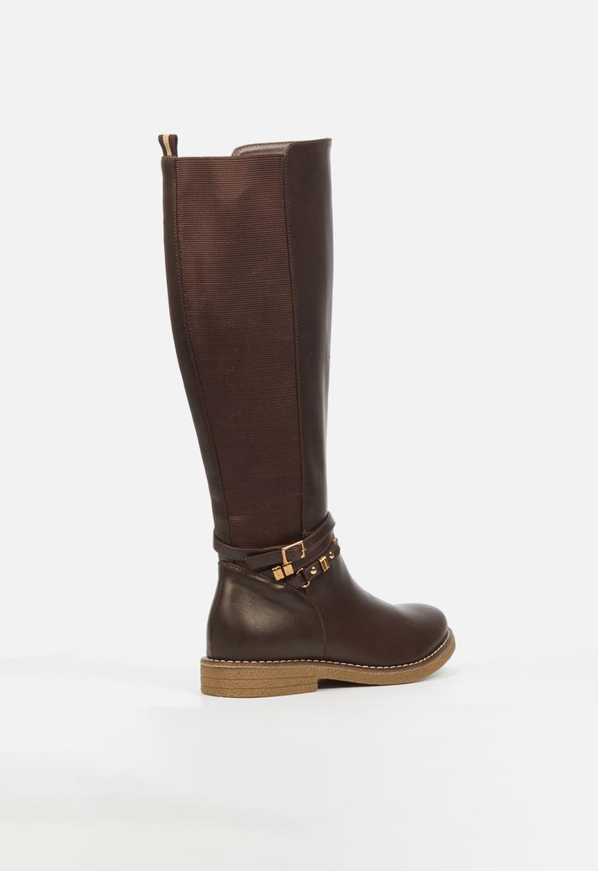 Miss Black - Dolinde 1 rider boot - chocolate